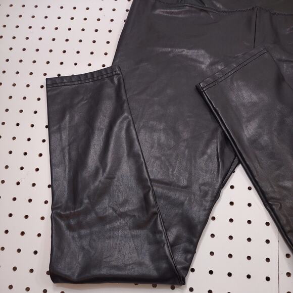 Seven for All Mankind Faux Leather Leggings, Size Large - Picture 3 of 8